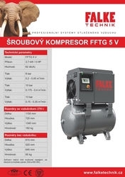 Šroubový kompresor FALKE FFTG 5 V/VF