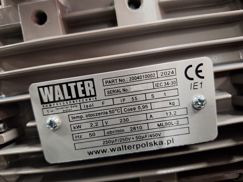Pístový kompresor WALTER WK 430-3,0/50 A