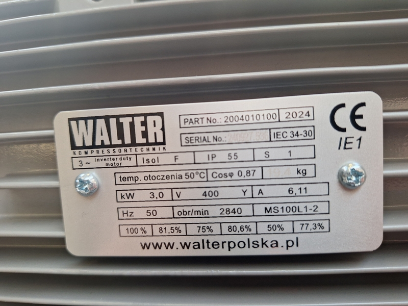 Pístový kompresor WALTER WK 550-4,0/270